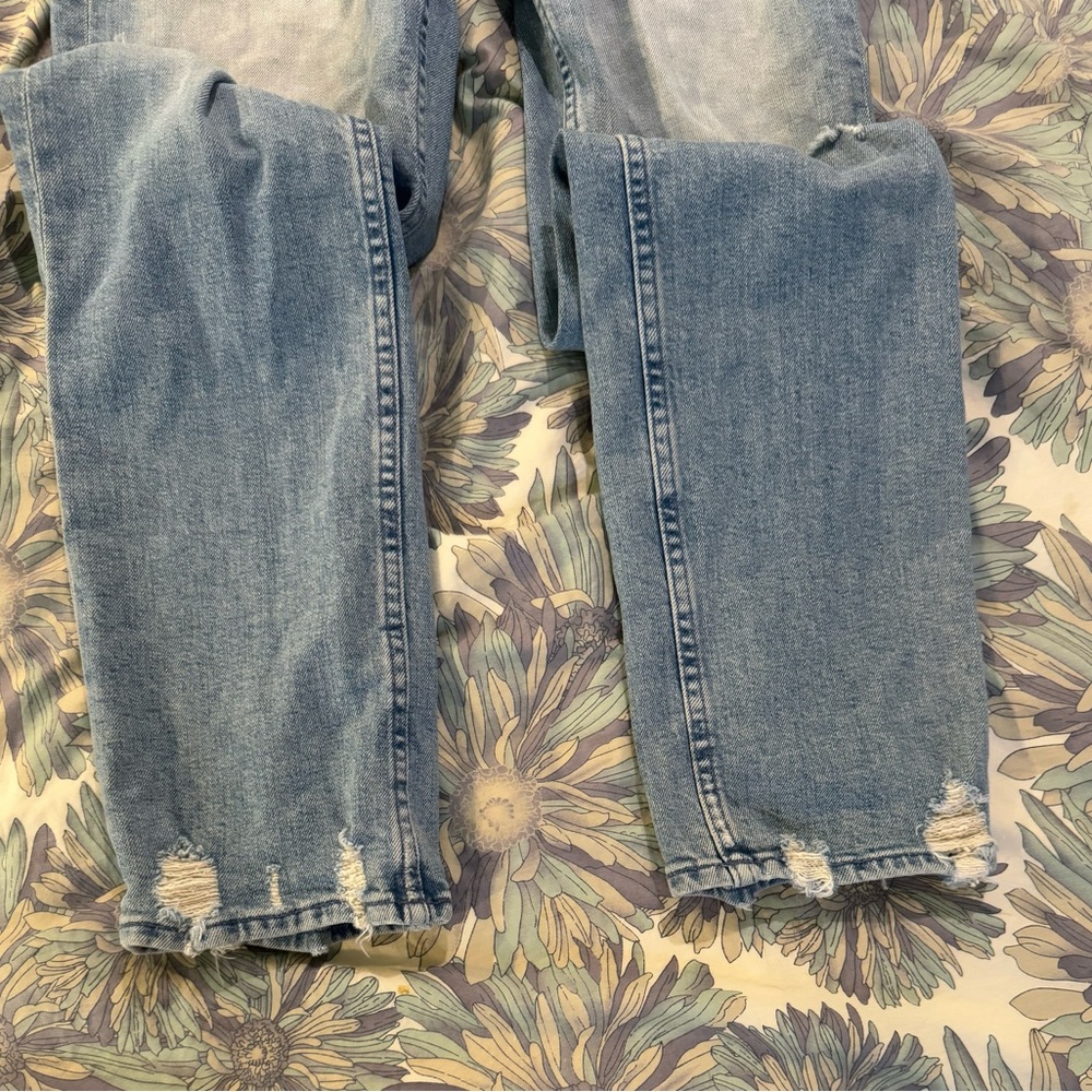 Mother jeans high waisted rider skimp.